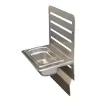 BK Resources GCP-1-9P GrillCook Pro Upright Shelf Stand & 1/9 Pan