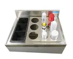 BK Resources IBOC-145-155 Ice Bin Bottle Organizer and Cover