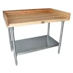 BK Resources MBTG-4830 Bakers Table with Galvanized Undershelf