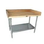 BK Resources MBTS-7230 Bakers Table with Stainless Steel Undershelf