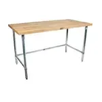 BK Resources MFTSOB-4830 Work Table with Stainless Steel Open Base