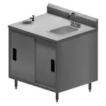 BK Resources MOD-IC Work Table, with Top, Doors and - 360"W x 300"D x 39.75"H