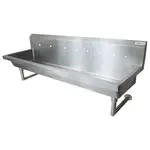 BK Resources MSHS-96W2 Four Station Handwash Sink