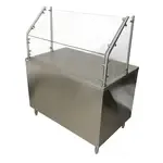 BK Resources SG-45CS-24 45° Angled Sneeze Guard