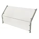 BK Resources SG-45CS-72 45° Angled Sneeze Guard