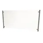BK Resources SG-D-60 Adjustable Protective Divider Screen / Sneeze