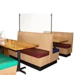 BK Resources SG-D-72 Adjustable Protective Divider Screen / Sneeze