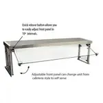 BK Resources SG-MUS-5 Multi-Use Adjustable Sneeze Guard with Shelf