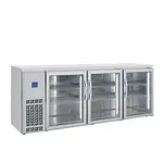 BK Resources SSBB-3G-85 Refrigerated Back Bar Storage Cabinet,