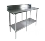 BK Resources SVTR5-9630 Work Table, Stainless Steel Top with and - 960"W x 300"D