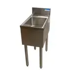 BK Resources UB4-21-1014HSS12 Underbar Sink Unit, Compartment, , with and / - 120"W x 21.25"D