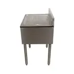 BK Resources UB4-21-DB24 Underbar Drainboard, with - 240"W x 21.25"D