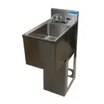 BK Resources UBB-18-1014HS12-P-G Underbar Sink Unit, Compartment, , with and / - 00"W x 00"D