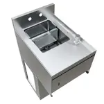 BK Resources UBB-21-1012HST-15 Underbar Sink Unit, Compartment, , with and / - 00"W x 00"D