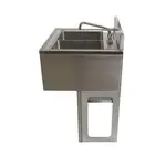 BK Resources UBB-21-496TS Underbar Sink Unit, Compartment, , with and / - 960"W x 340"D