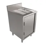 BK Resources UBC-1821H Underbar Drainboard, with - 180"W x 210"D