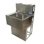 BK Resources UBDW-18-224S Underbar Sink Unit, Compartment, , with and / - 00"W x 00"D