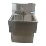BK Resources UBDW-18-348RS Underbar Sink Unit, Compartment, , with and / - 00"W x 00"D