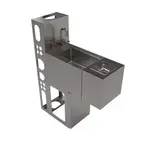 BK Resources UBDW-18-SS12-GR-PG Underbar Sink Unit, Compartment, , with and / - 120"W x 31.75"D