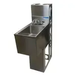 BK Resources UBDW-21-1014HSS12-PG Underbar Sink Unit, Compartment, , with and / - 00"W x 00"D