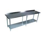 BK Resources VTTR-1896 Work Table, Stainless Steel Top with and - 960"W x 180"D