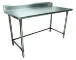 BK Resources VTTR5OB-6030 Work Table, Stainless Steel Top with and - 600"W x 300"D