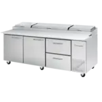 Blue Air
BAPP93-D2R-HC
 93.25'' 
 


Refrigerated Pizza Prep Table