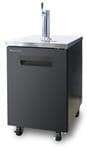 Blue Air BDD23-1B 1 Tap 1/2 Barrel Draft Beer Cooler - Black, 1 Keg Capacity, 115 Volts