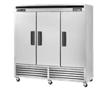 Blue Air BSF72 81'' 72.0 cu. ft. Bottom Mounted 3 Section Solid Door Stainless Steel Reach-In Freezer