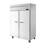 Blue Air BSF49T-HC 54'' 49.0 cu. ft. Top Mounted 2 Section Solid Door Stainless Steel Reach-In Freezer