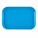 Cambro 1015MT142 Blue Fiberglass Rectangular Market Display Tray - 10-1/8" x 15" x 3/4"