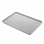Cambro 1224MT148 White Fiberglass Rectangular Market Display Tray - 12-7/16" x 24" x 3/4"