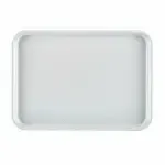 Cambro 1318MT148 White Fiberglass Rectangular Market Display Tray - 12-5/8" x 17-3/4" x 1-1/16"