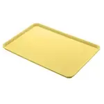 Cambro 1826MT145 Yellow Fiberglass Rectangular Market Display Tray - 17-13/16" x 25-11/16" x 1-1/16"