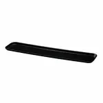 Cambro 630MT110 Black Fiberglass Rectangular Market Display Tray - 6-7/16" x 30" x 3/4"