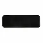 Cambro 826MT110 Black Fiberglass Rectangular Market Display Tray - 8-1/4" x 25-1/2" x 3/4"