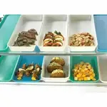 Cambro 8302MT148 White Fiberglass Rectangular Market Display Tray - 8-7/16" x 30" x 2"