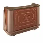 Cambro BAR650DSCP668 Cambar 80 lb. Ice Sink Brown 7-Bottle Speed Rail Portable Bar