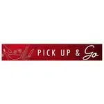 Cambro CSFLEXMERCH4000 Camshelving® Flex Station Merchandiser Signs,  "Pick Up & Go"