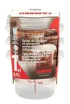 Cambro RFS1PPRP3190 Multi Pack translucent container and lid