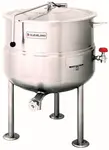 Cleveland Range KDL125 Tri-Leg Base 2/3 Jacketed Stationary Direct Steam Kettle - 125 Gallon Capacity