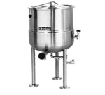 Cleveland Range KDL200 Tri-Leg Base 2/3 Jacketed Stationary Direct Steam Kettle - 200 gallon Capacity