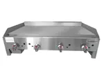 Connerton CEG-42-M Budget Series 42.00'' Countertop Gas Griddle with Manual Controls - 88,000 BTU