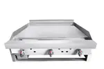 Connerton CG-42-M-S 1" 42.00'' Countertop Gas Griddle with Manual Controls - 110,000 BTU