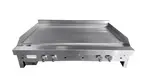 Connerton CG-48-T-S 1" 48.00'' Countertop Gas Griddle with Thermostatic Controls - 88,000 BTU