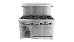 Connerton CN48-8 Restaurant Gas Range, 48" W with 8 Bake-n-Roast Oven and Controls, - 259,000 BTU