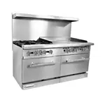 Connerton
CN60-2-48G
Restaurant Gas Range, 60" W
with 

and 
-