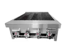 Connerton CRB-24-S 24.00" Gas Countertop Standard Duty Radiant Charbroiler with Manual Control - 12000 - 55000