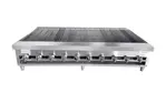 Connerton CRB-60-S 60.00" Gas Countertop Standard Duty Radiant Charbroiler with Manual Control - 105000 - 156000