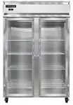 Continental Refrigerator 2RNSSPT-GD-SD 520'' Section Door Pass-Thru Refrigerator